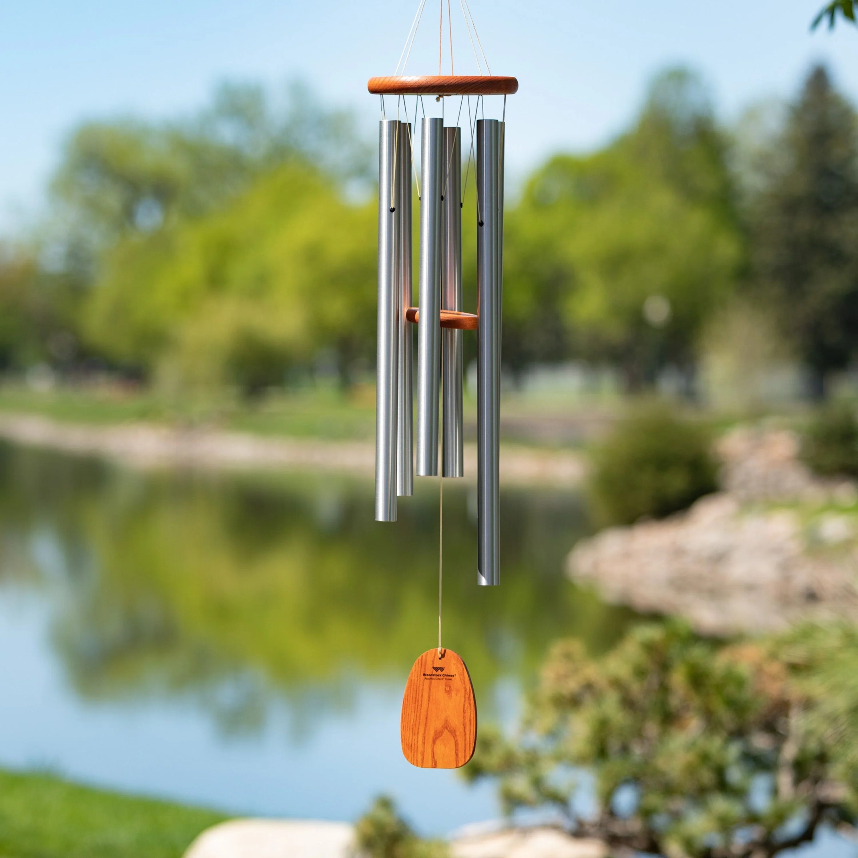 Large Weather-Resistant Aluminum Amazing Grace Tone Wind Chime - Image 13
