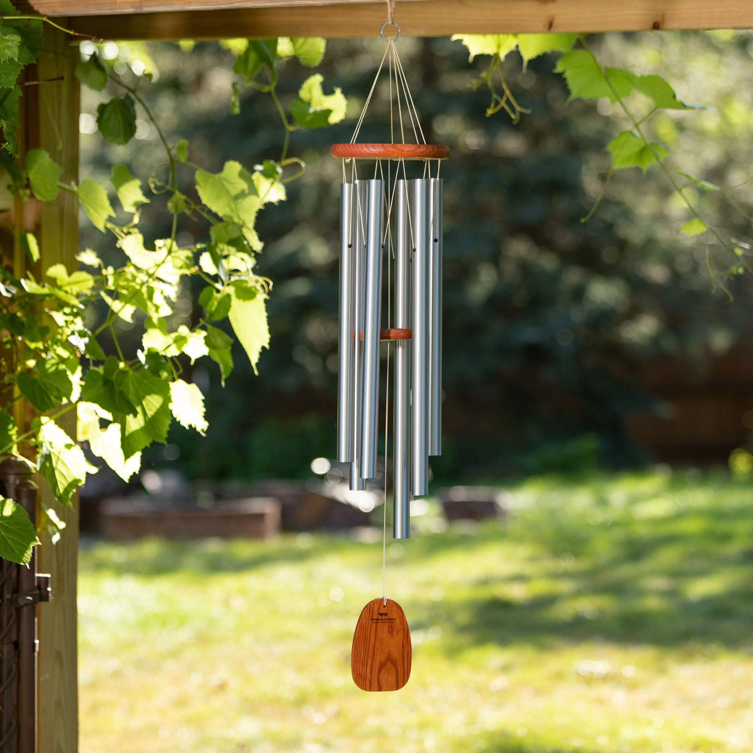 Large Weather-Resistant Aluminum Amazing Grace Tone Wind Chime - Image 9
