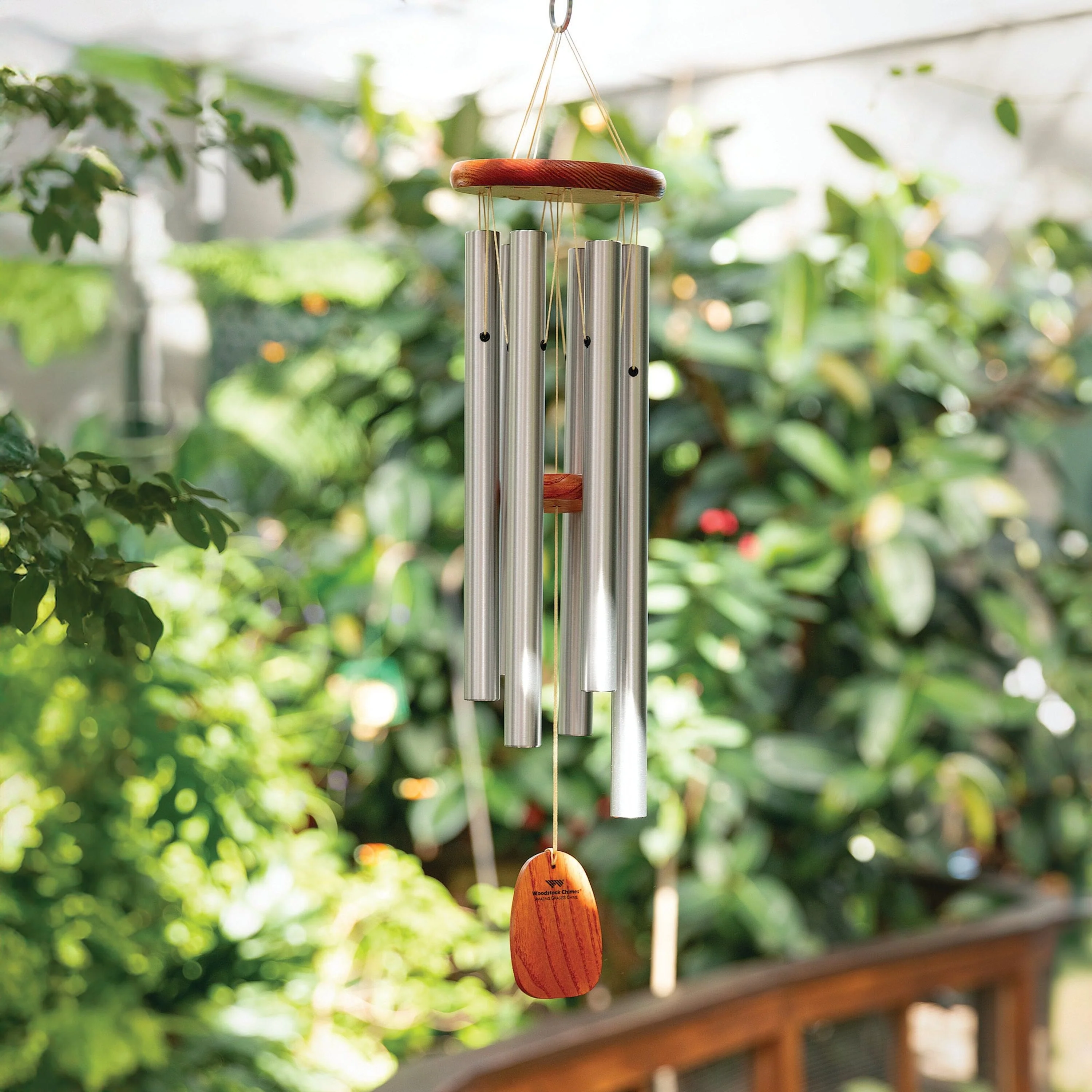 Medium Weather-Resistant Aluminum Amazing Grace Tone Wind Chime - Image 3