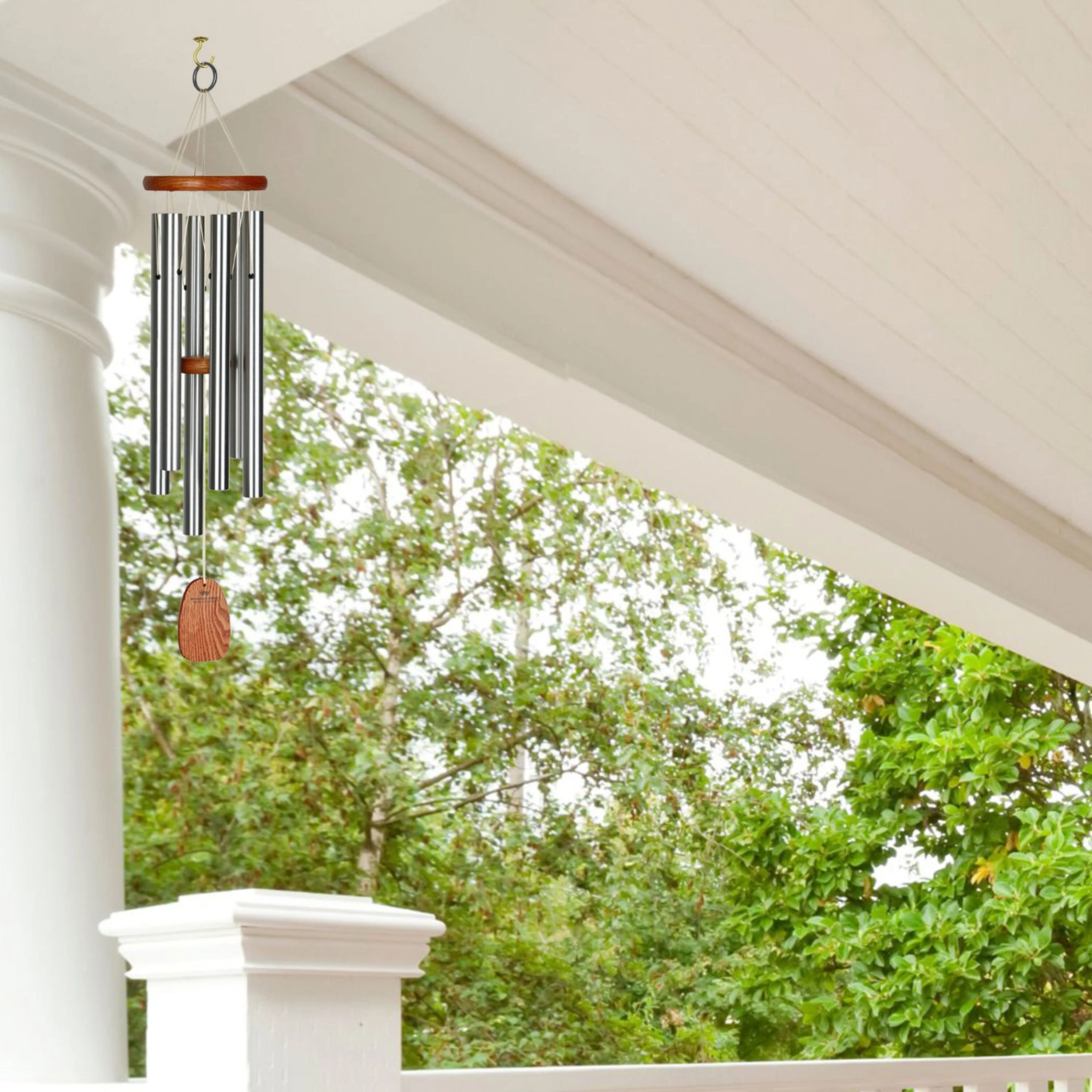 Medium Weather-Resistant Aluminum Amazing Grace Tone Wind Chime - Image 6