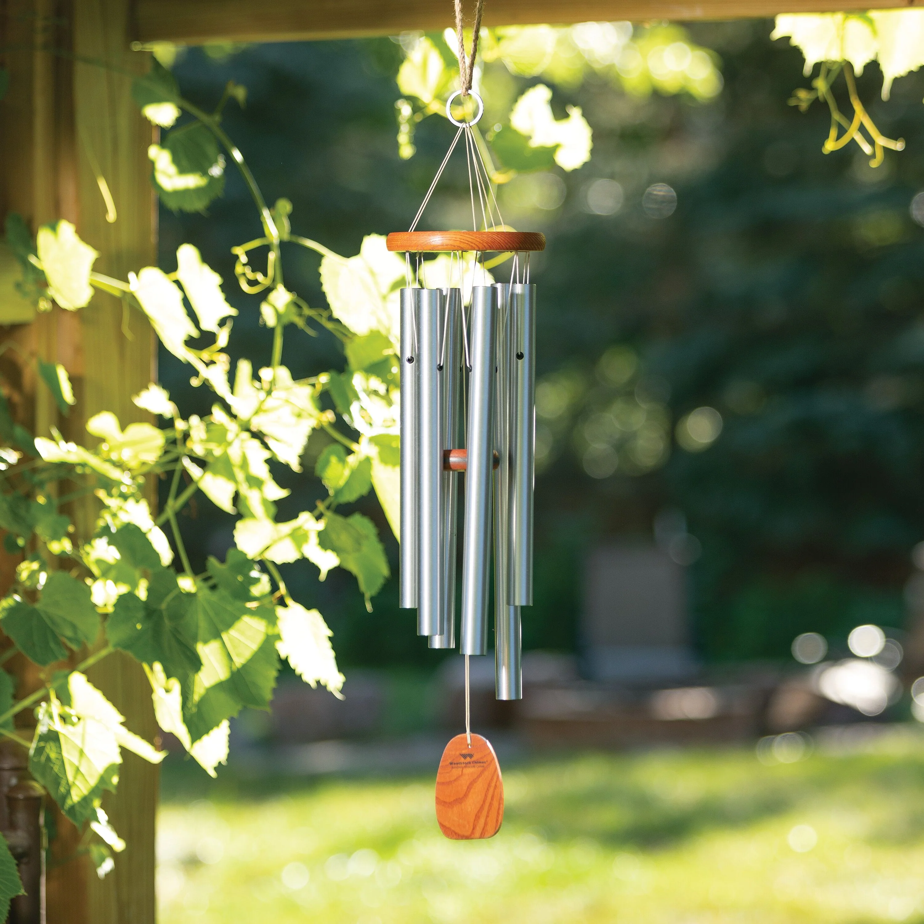 Medium Weather-Resistant Aluminum Amazing Grace Tone Wind Chime - Image 7