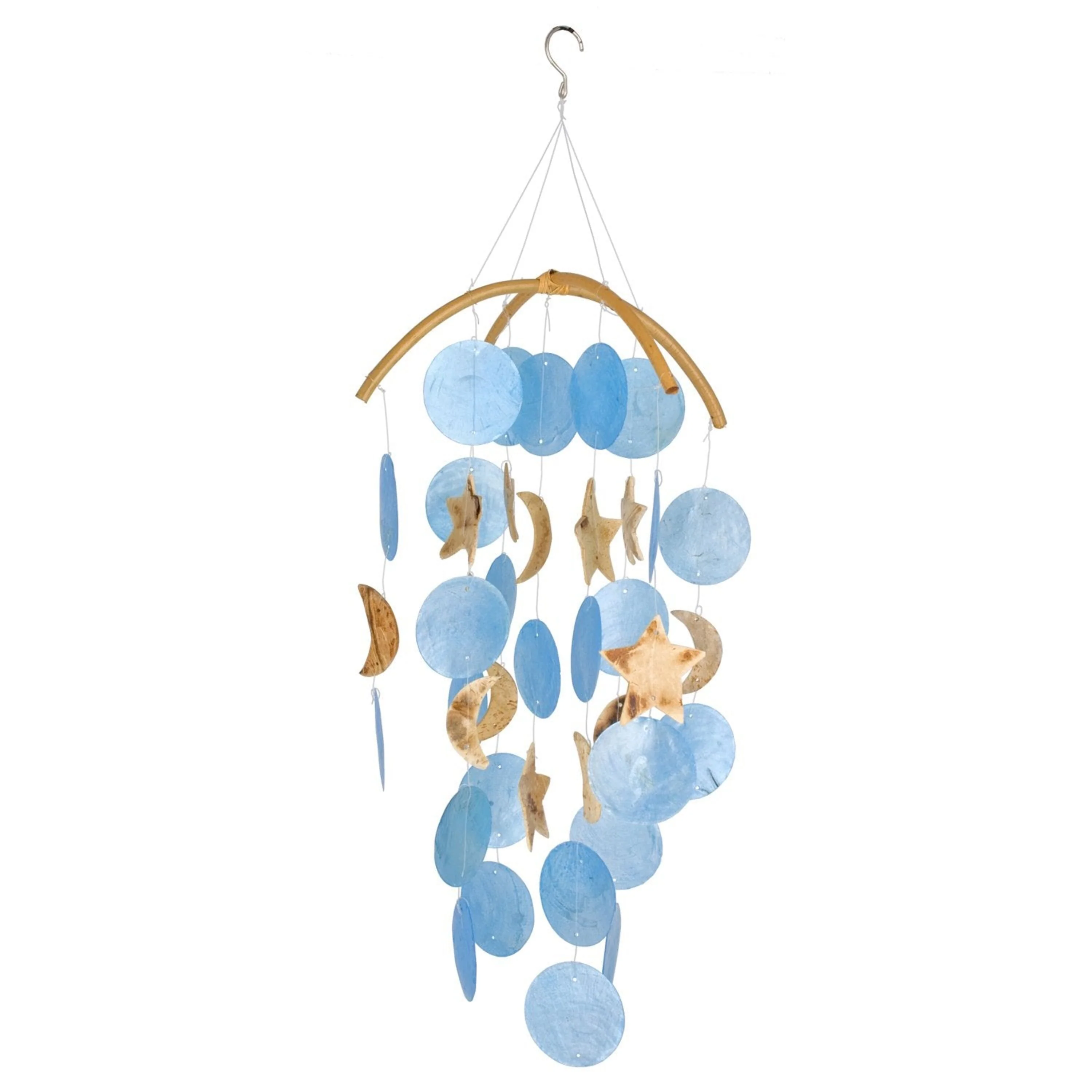 Moon & Stars Capiz Chime - Image 4