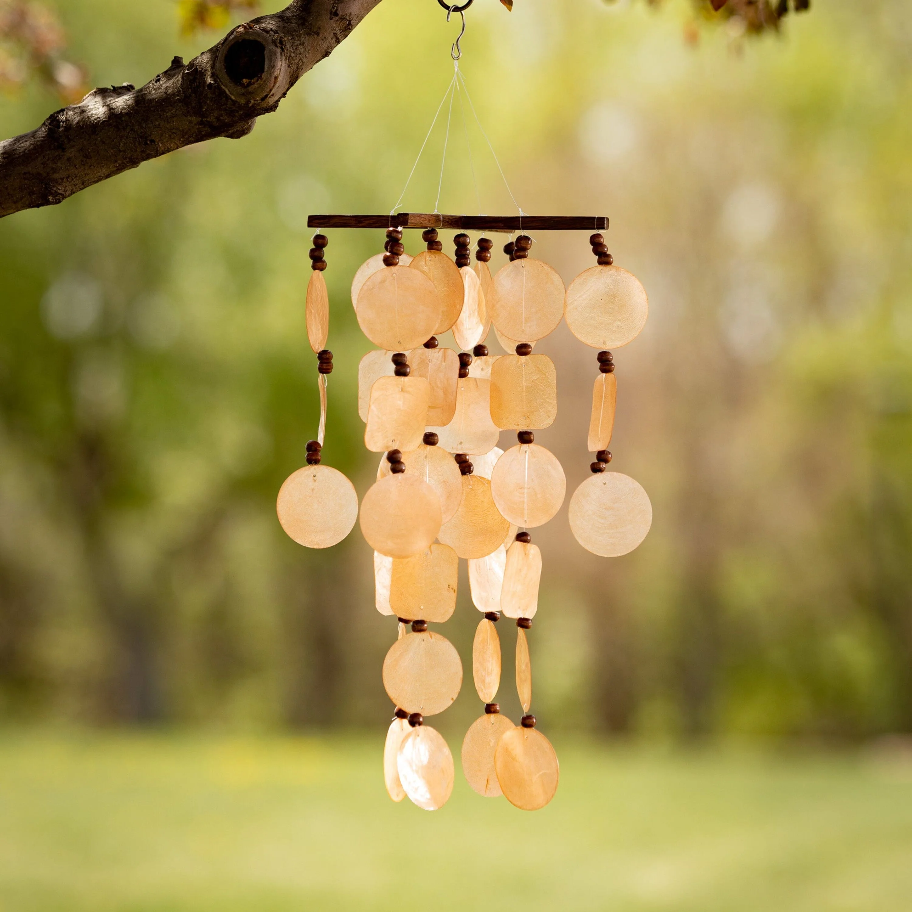 Summer Marigold Capiz Chime - Image 3