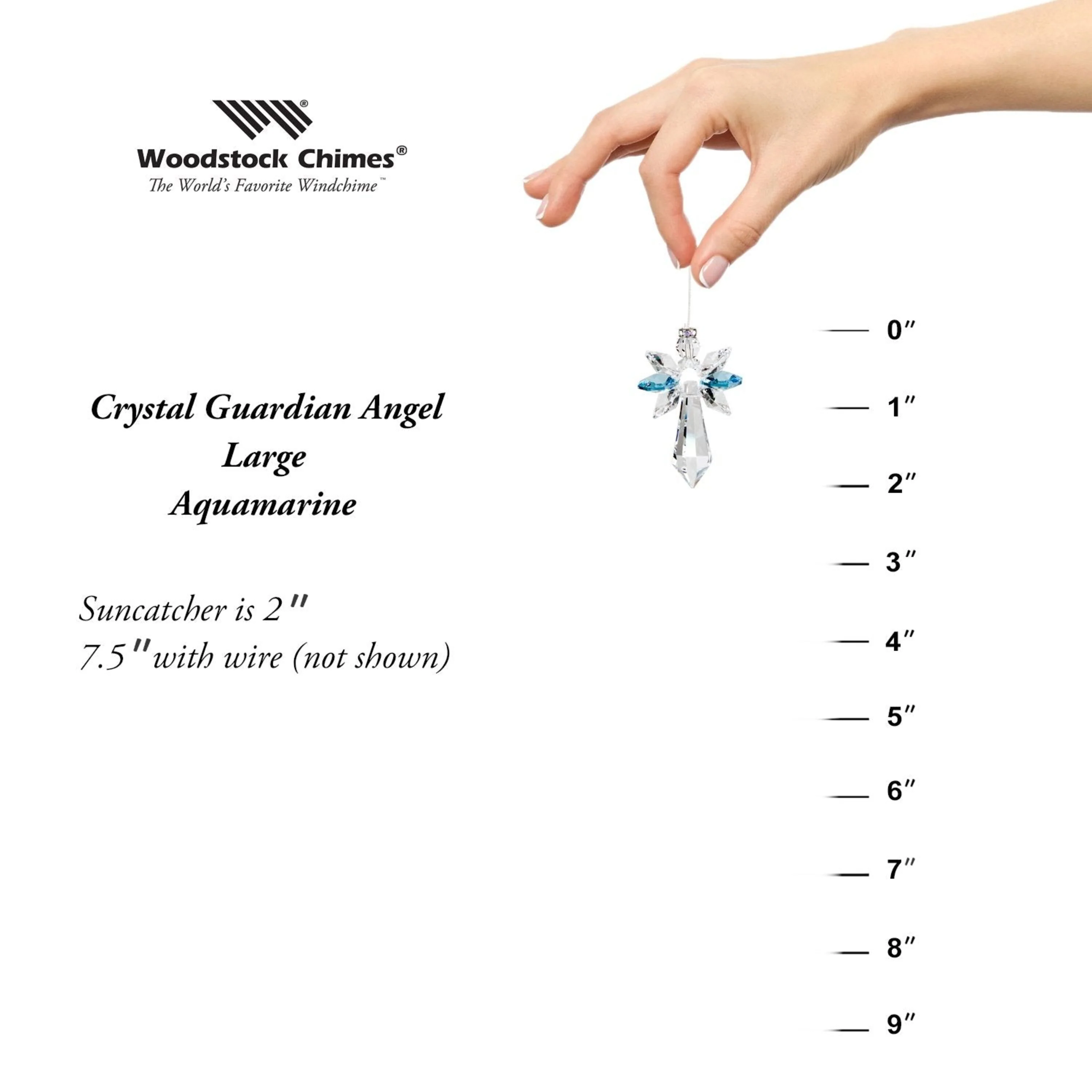 Guardian Angel Large - Aquamarine - Image 3
