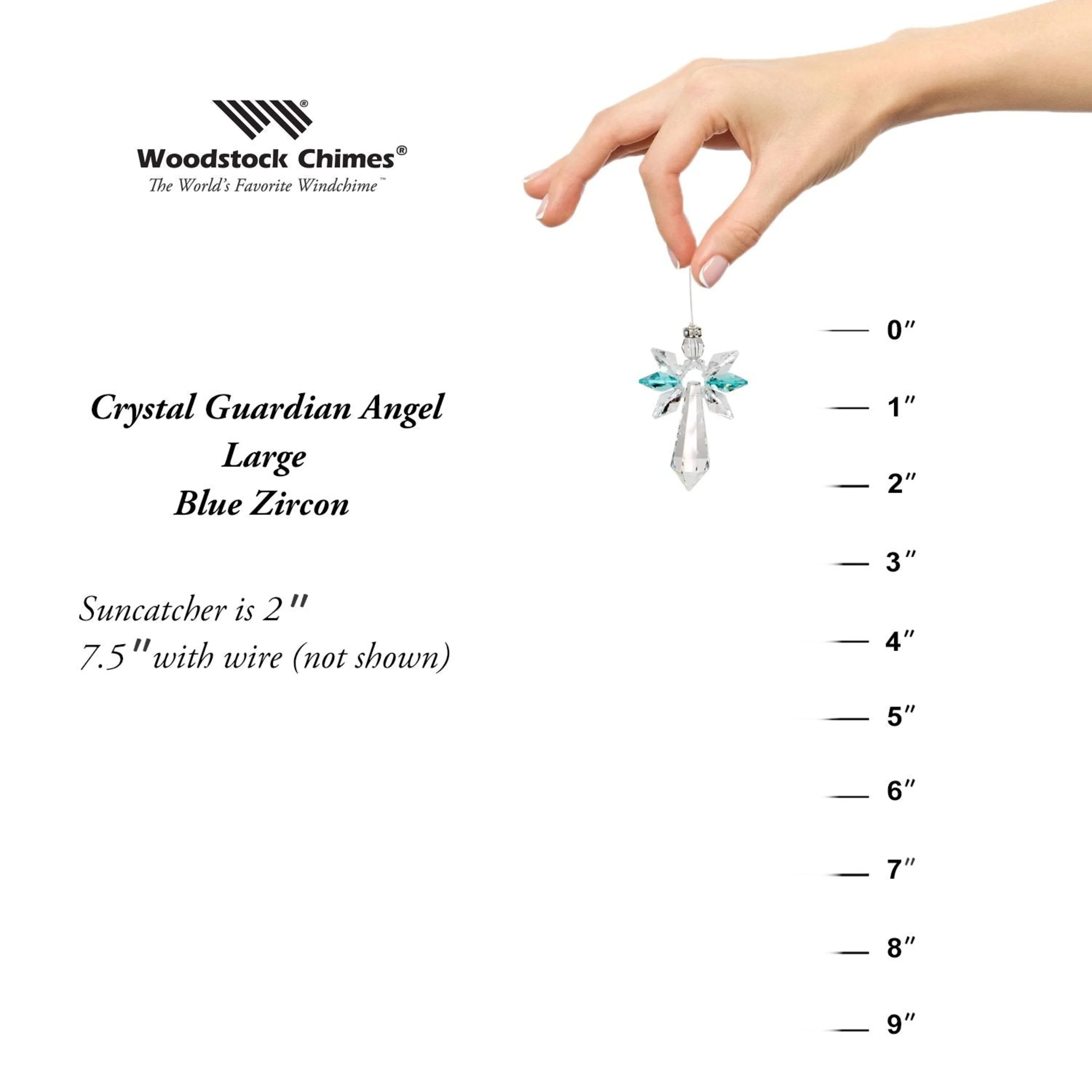 Guardian Angel Large - Blue Zircon - Image 3