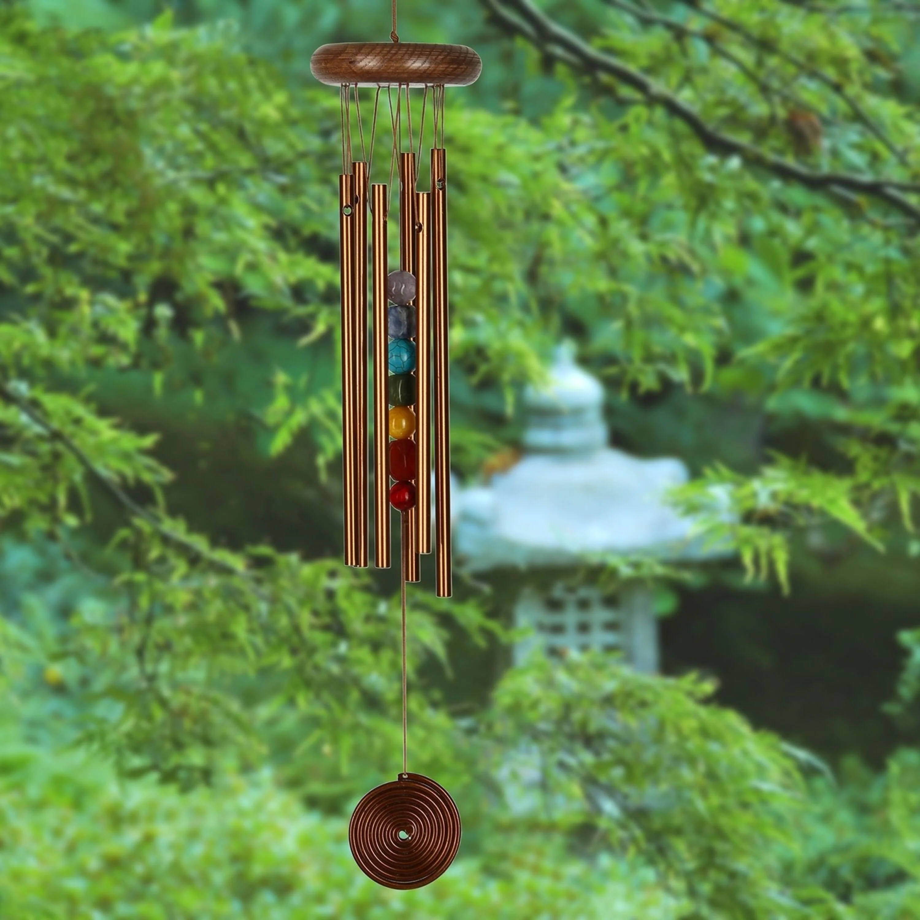 Chakra Chime - Seven Stones, Bronze - Image 2