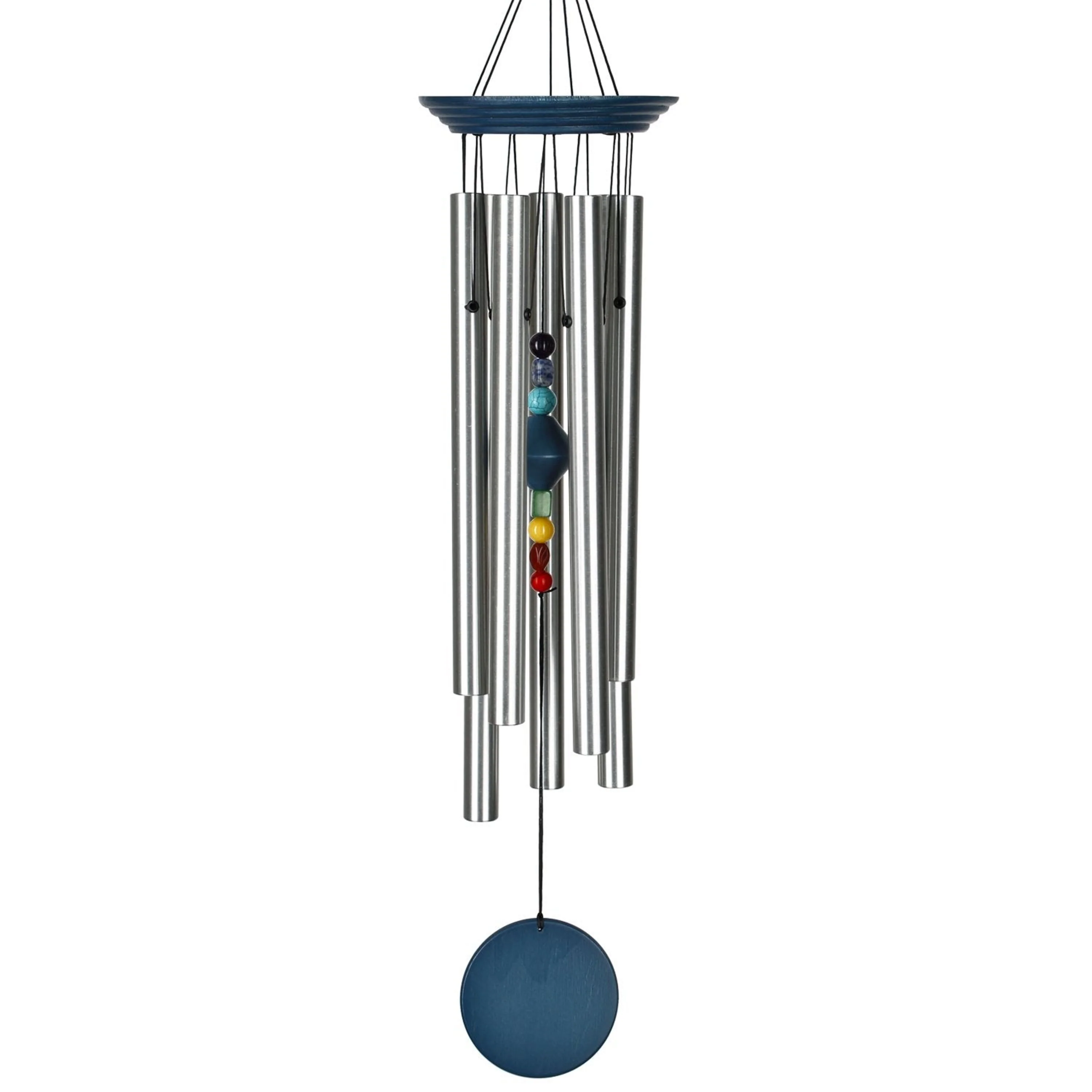 Chakra Chimes 7 Stones, Large Blue