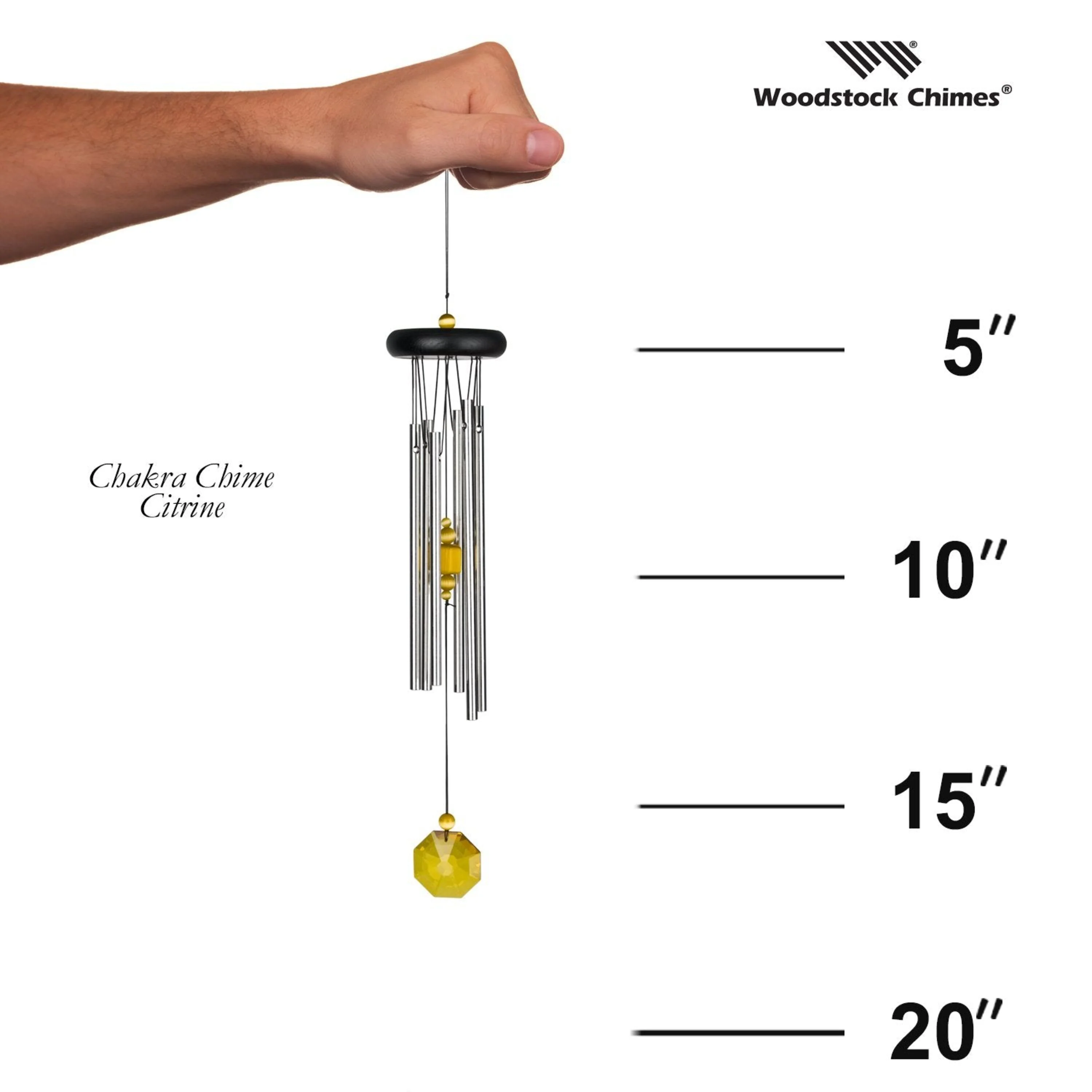 Woodstock Chakra Chimes - Citrine - Image 4