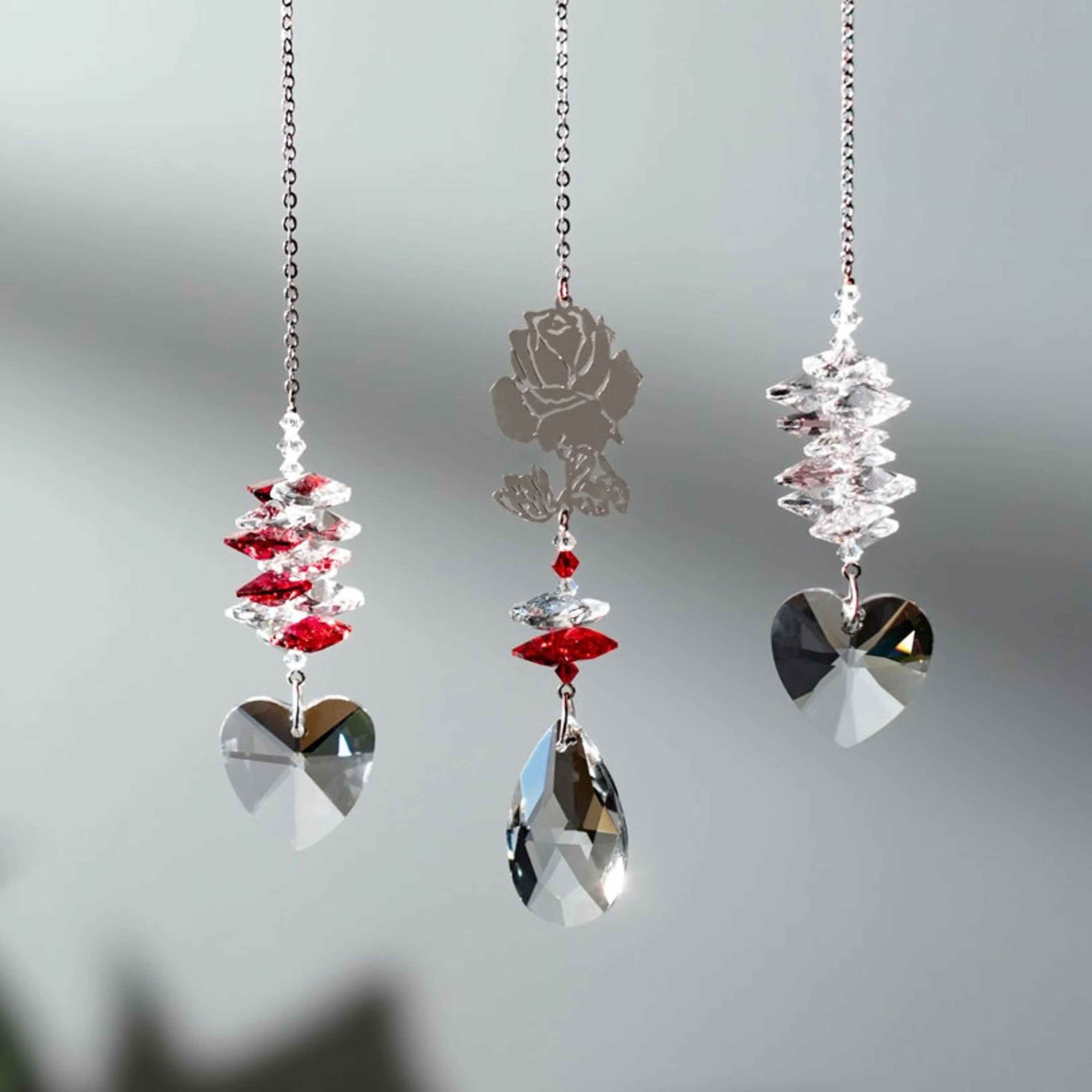 Crystal Heart Cascade - Rose - Image 4