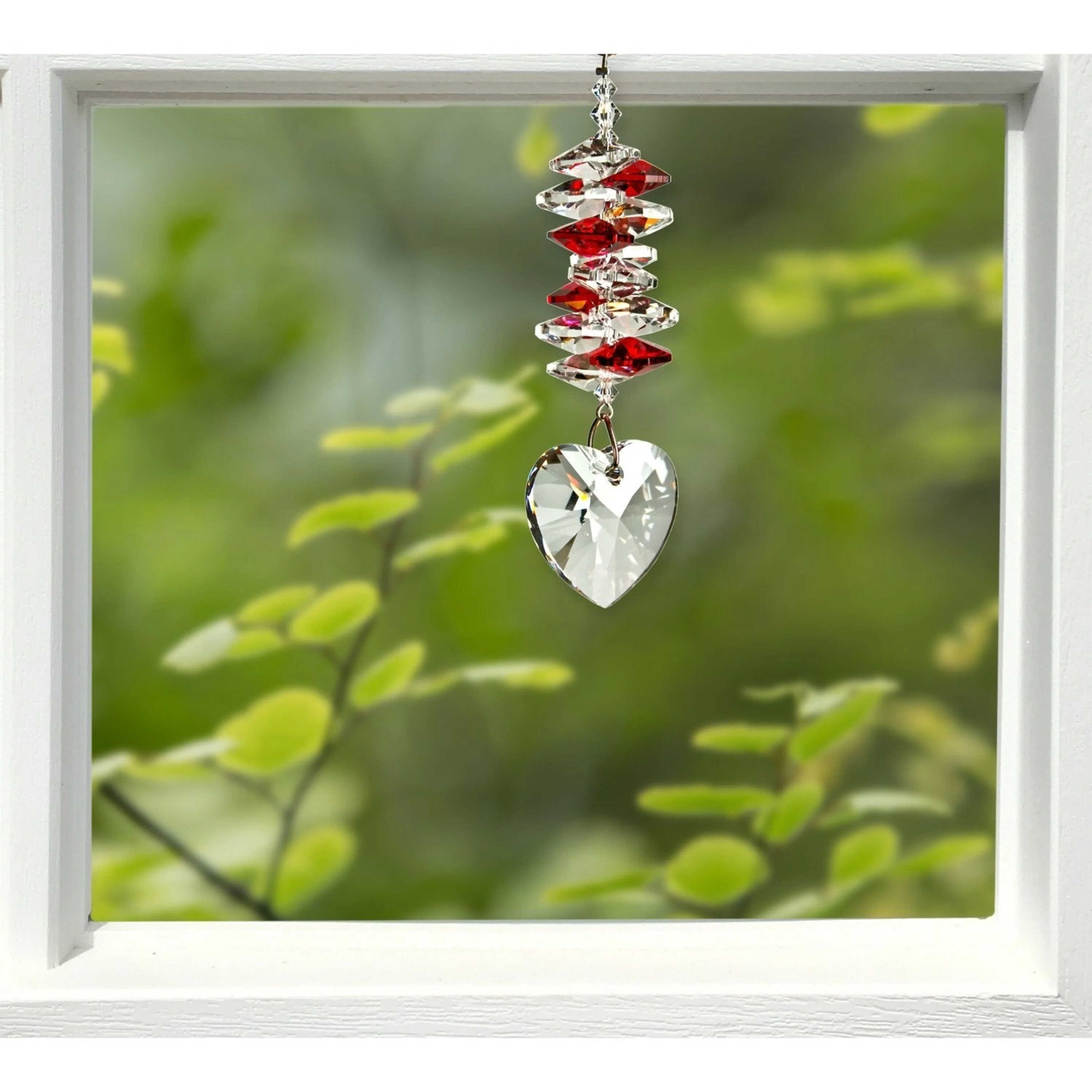 Crystal Heart Cascade - Ruby - Image 2