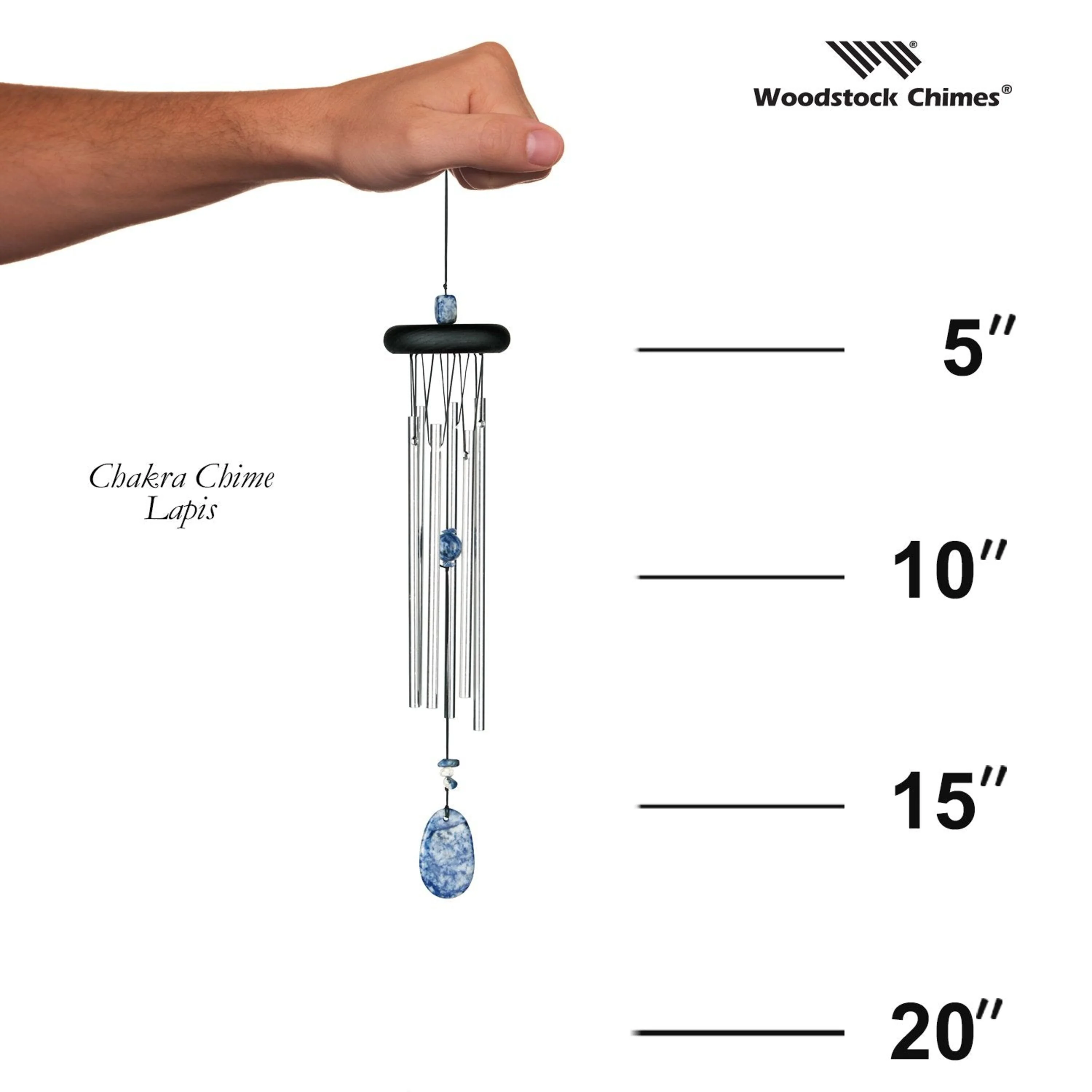 Woodstock Chakra Chimes - Lapis - Image 4