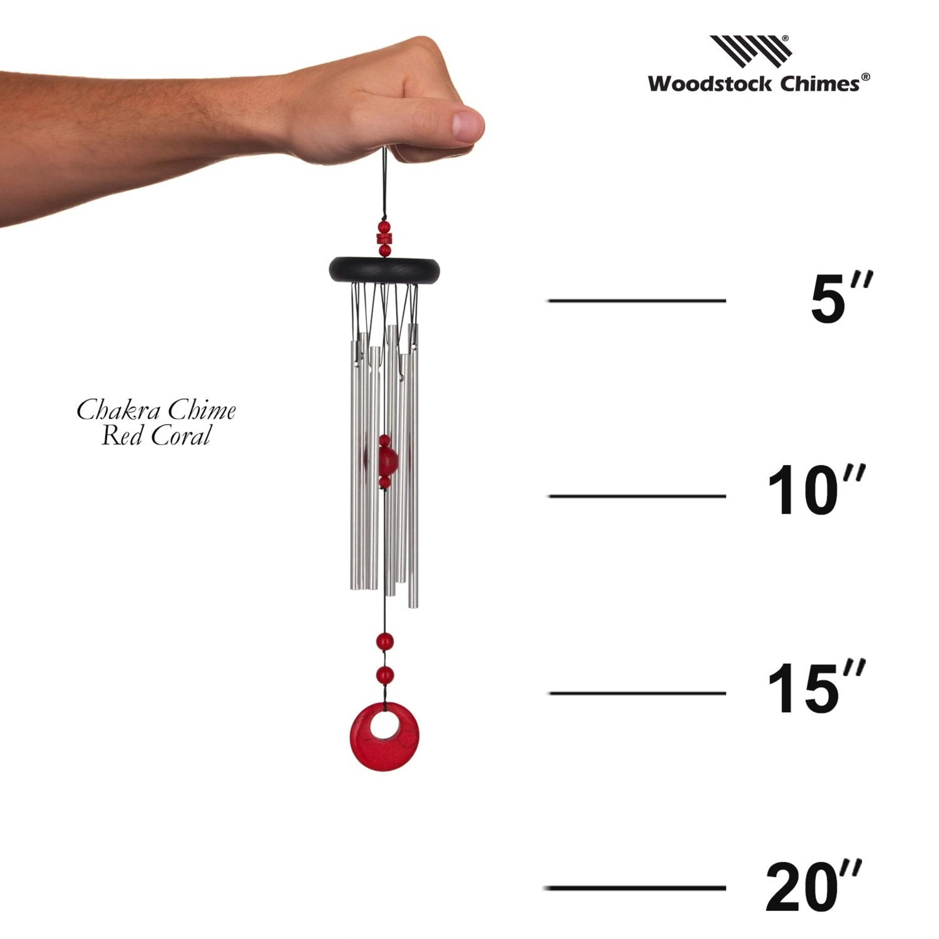 Woodstock Chakra Chimes - Red Coral - Image 4