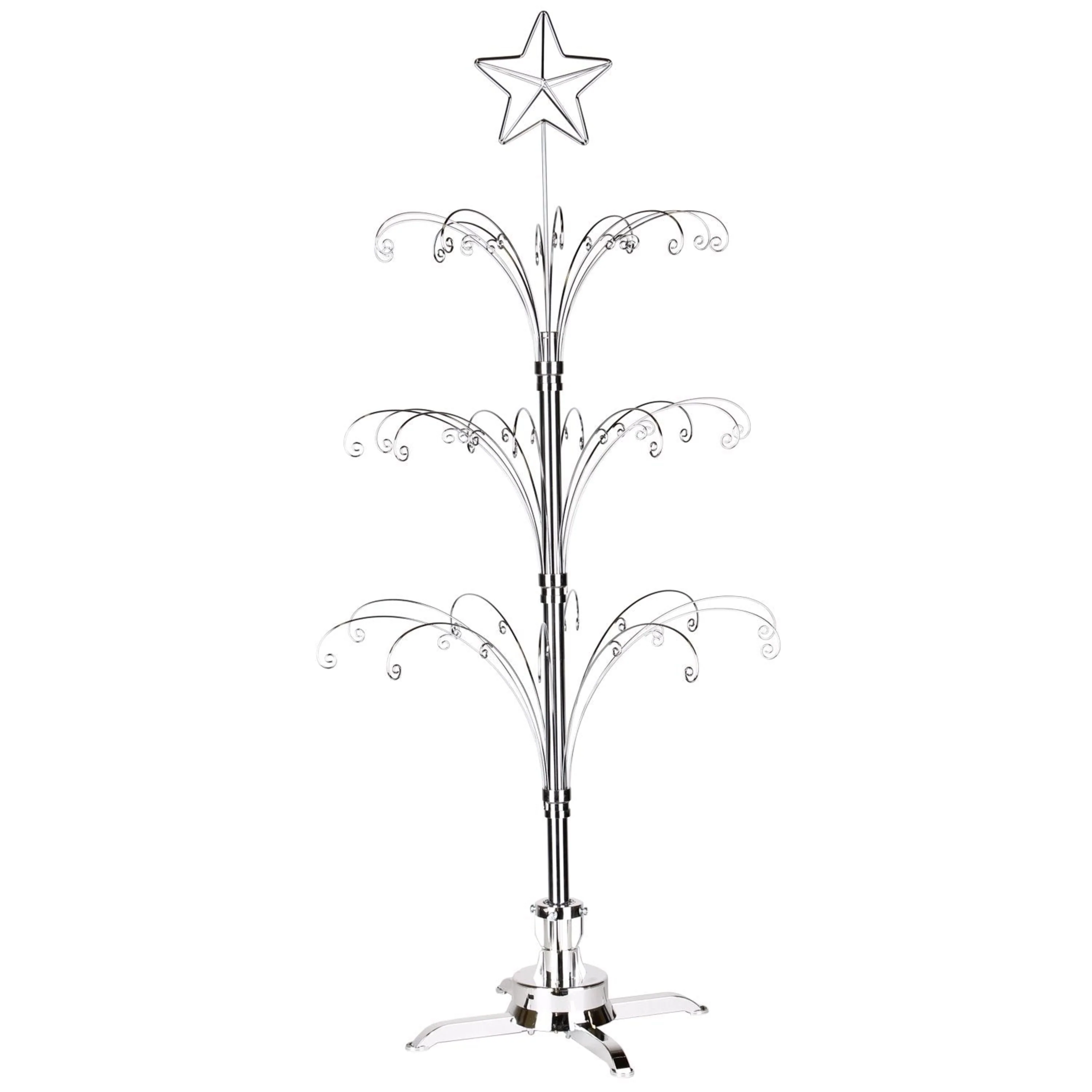 Rotating 4-Foot Counter Disp Silver