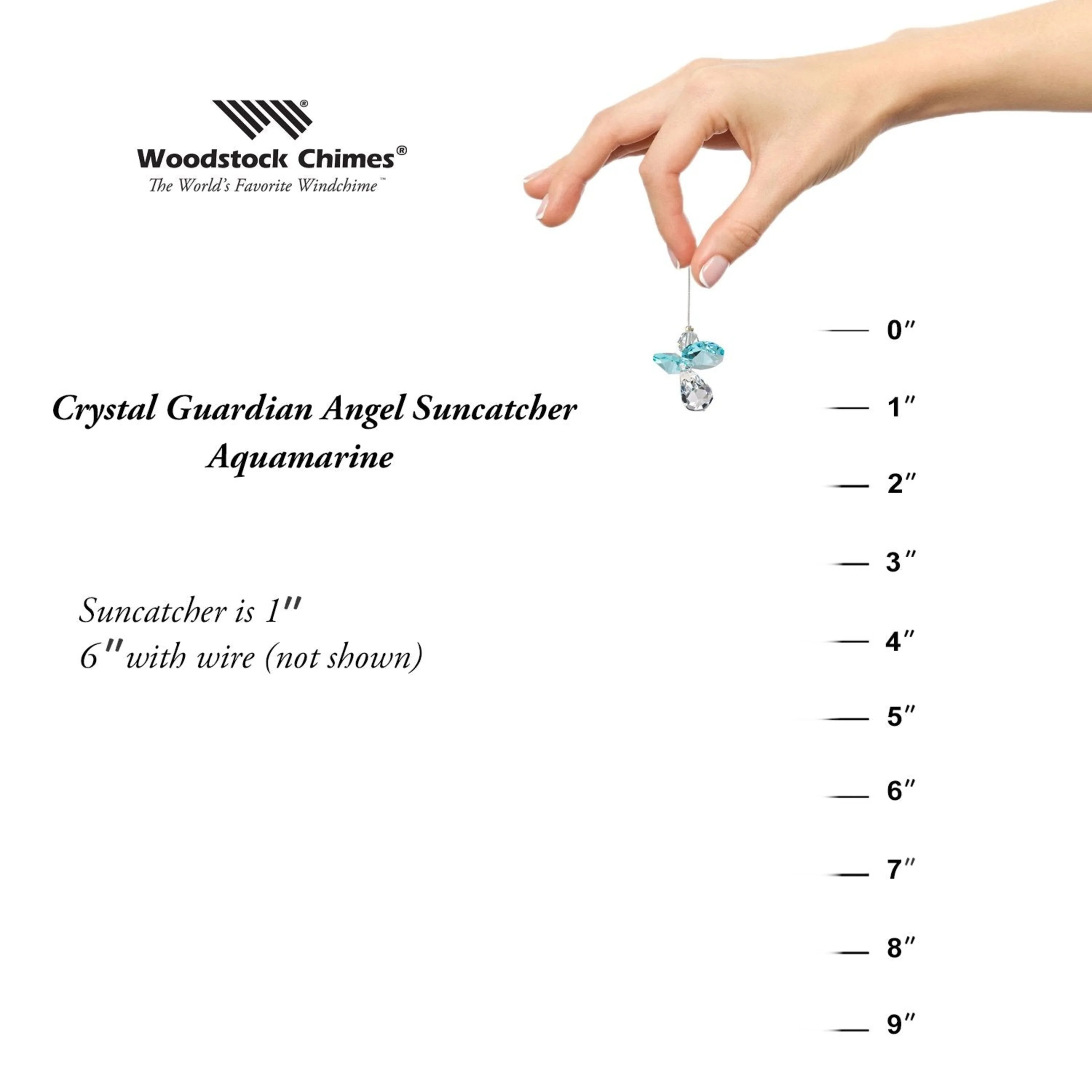 Crystal Guardian Angel-Aquamarine - Image 3