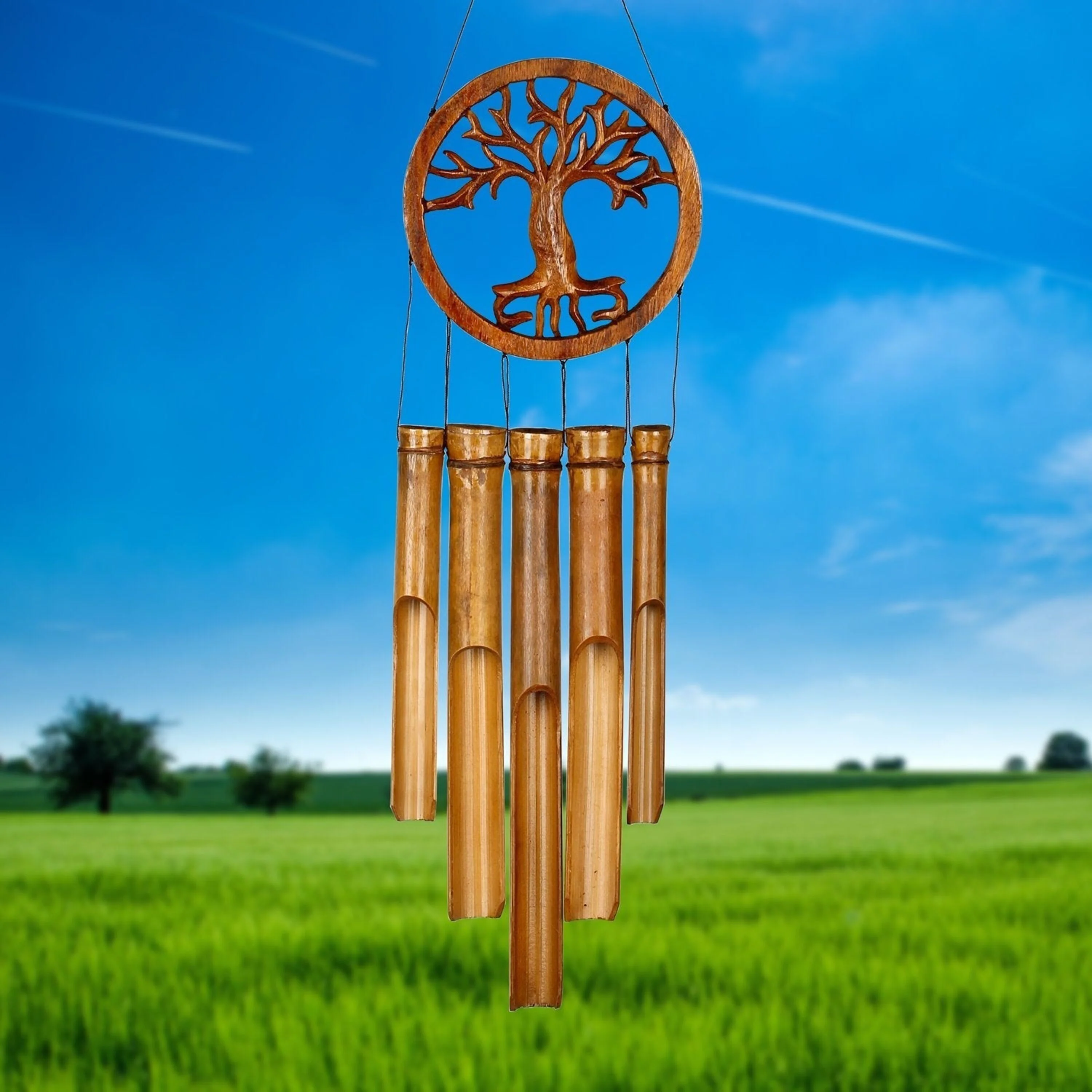 Tree of Life Bamboo Chime - Image 2