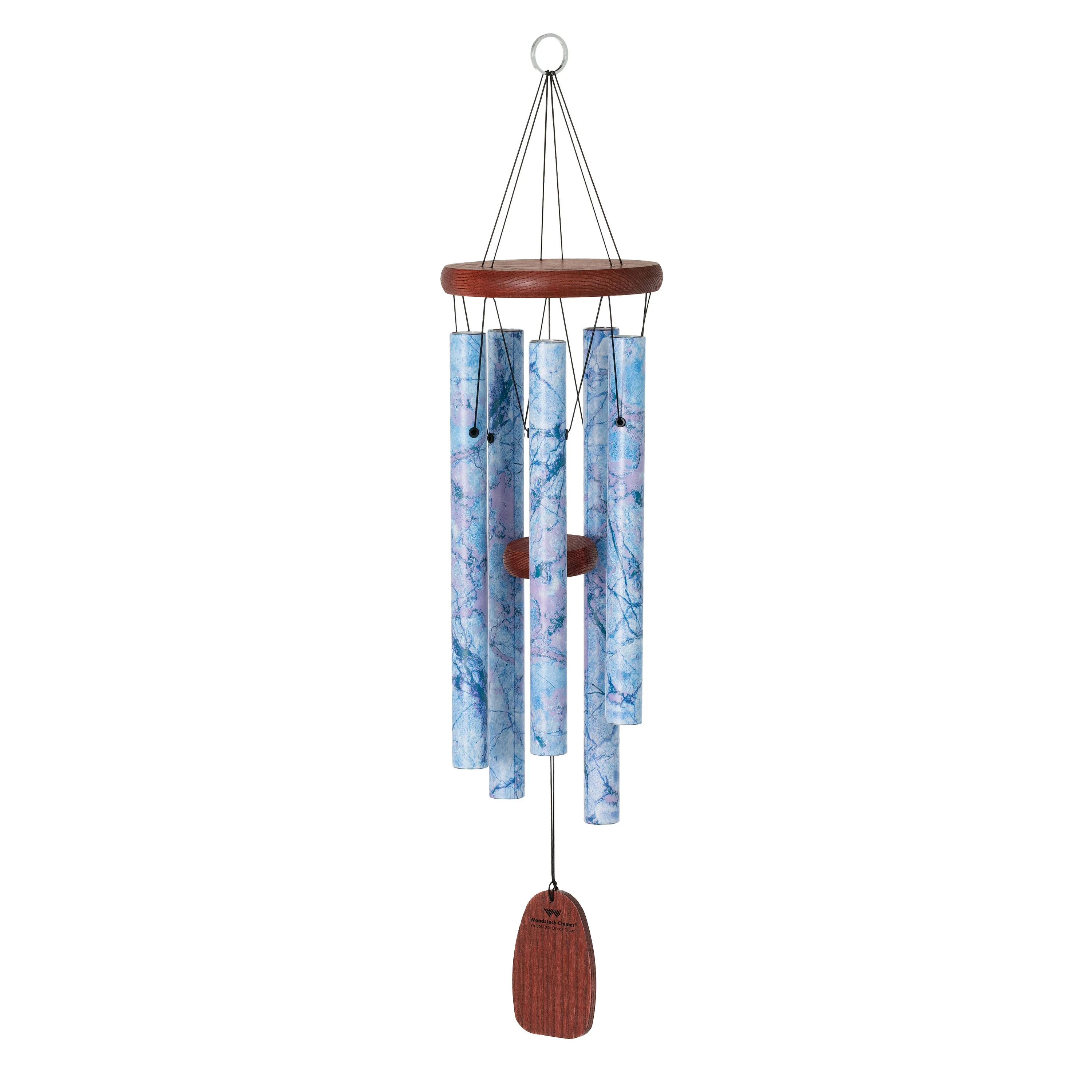 Decor Chime - Sky Blue Marble