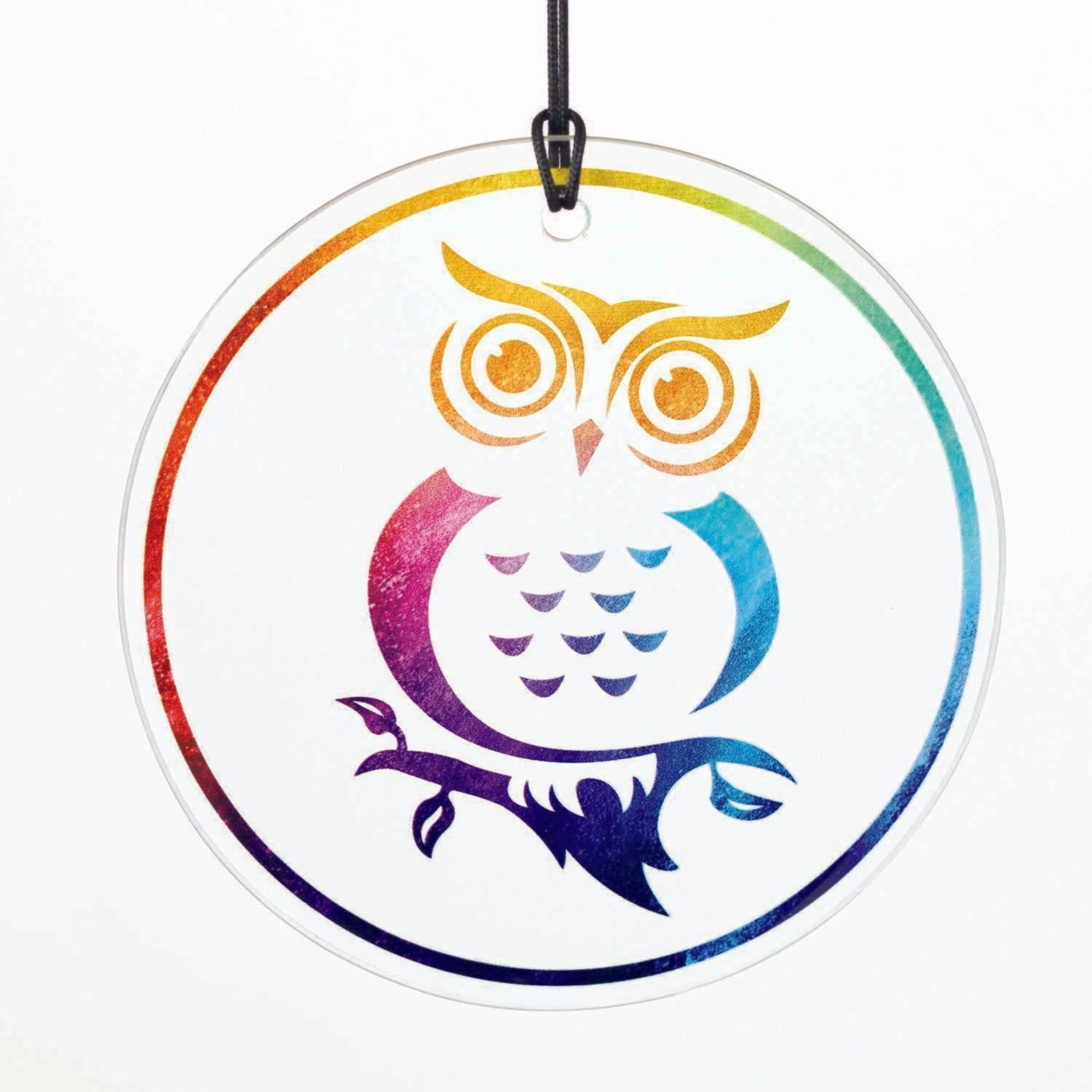 Habitats Chime - Glass, Owl - Image 5