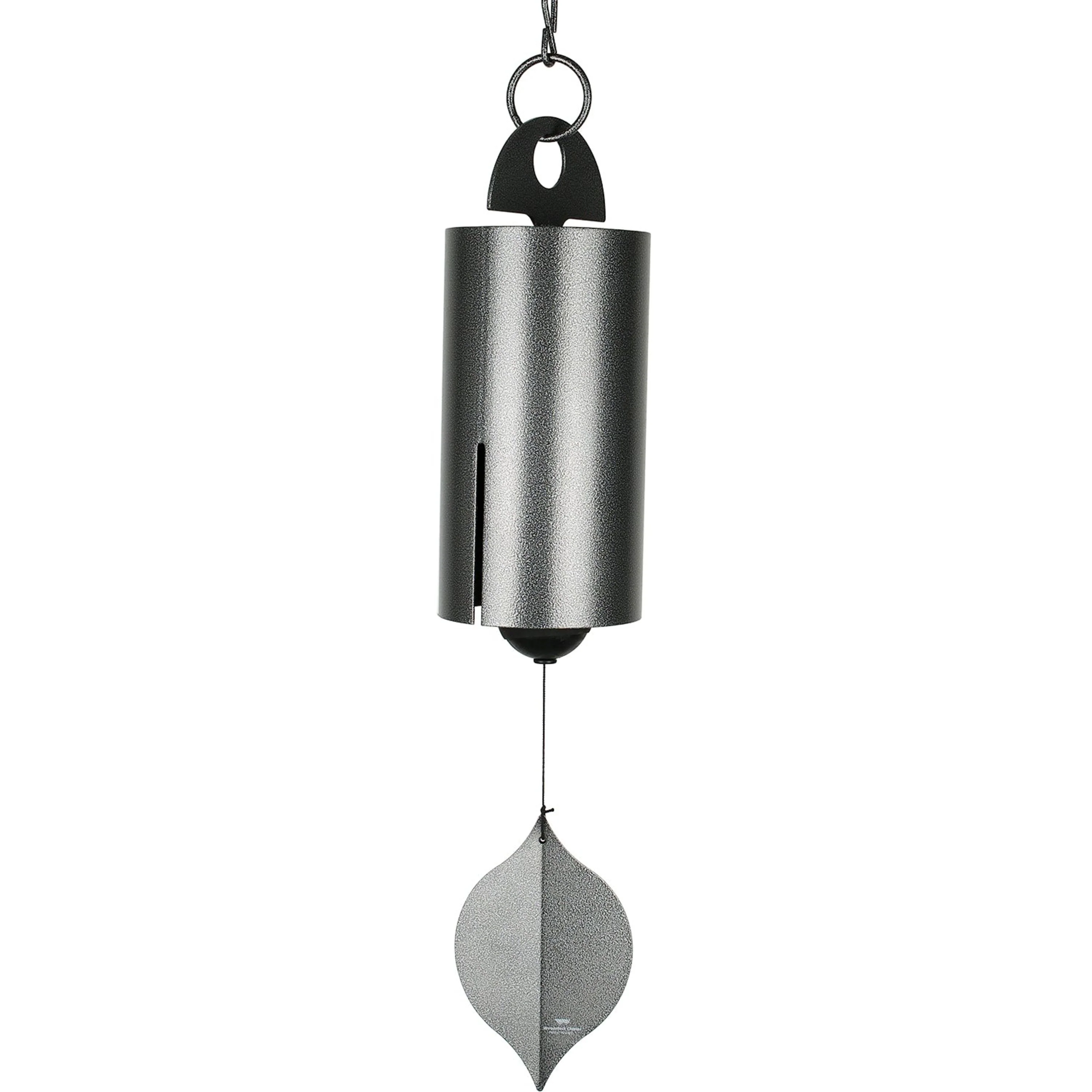 Heroic Windbell - Large Antique Silver