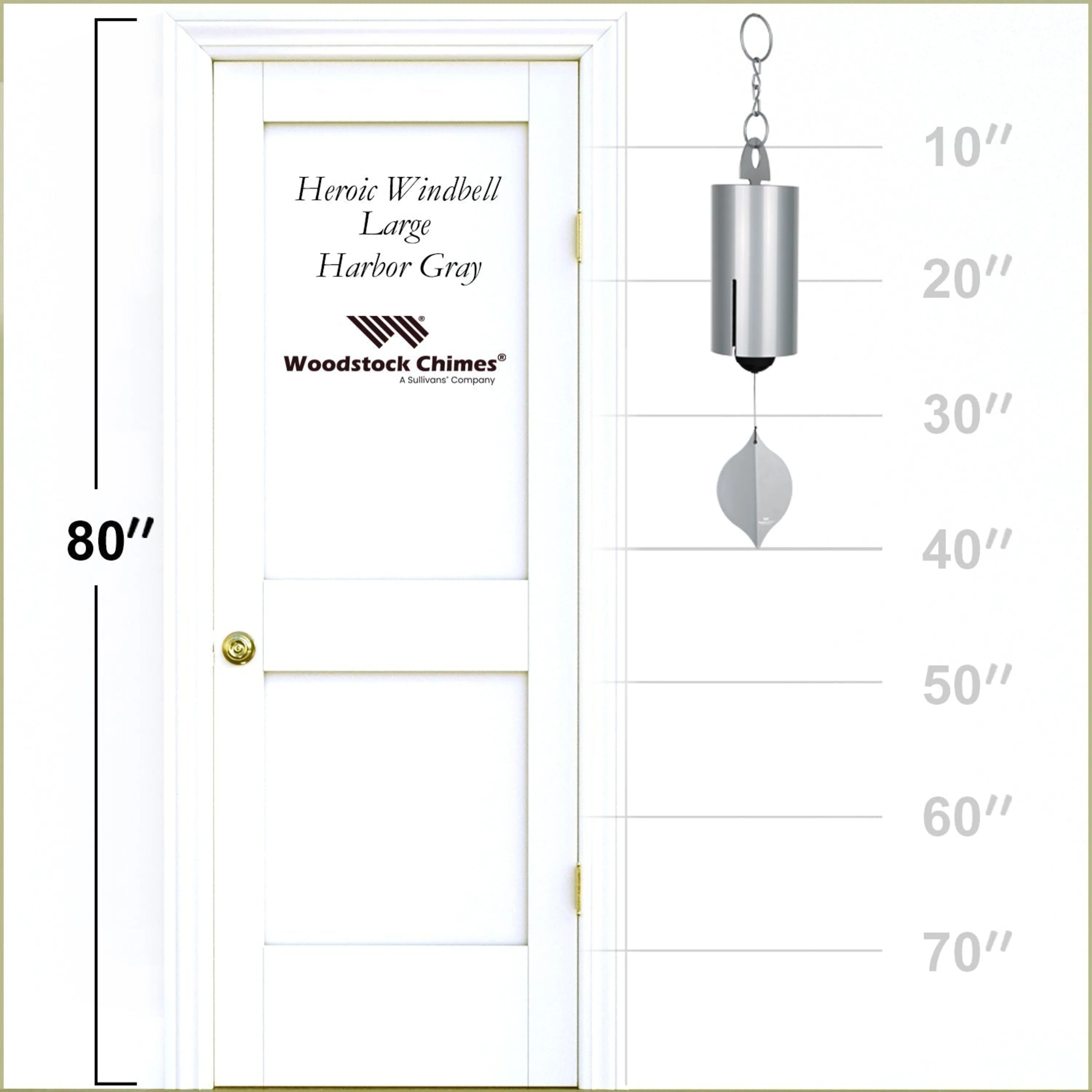 Heroic Windbell - Large Harbor Gray - Image 3