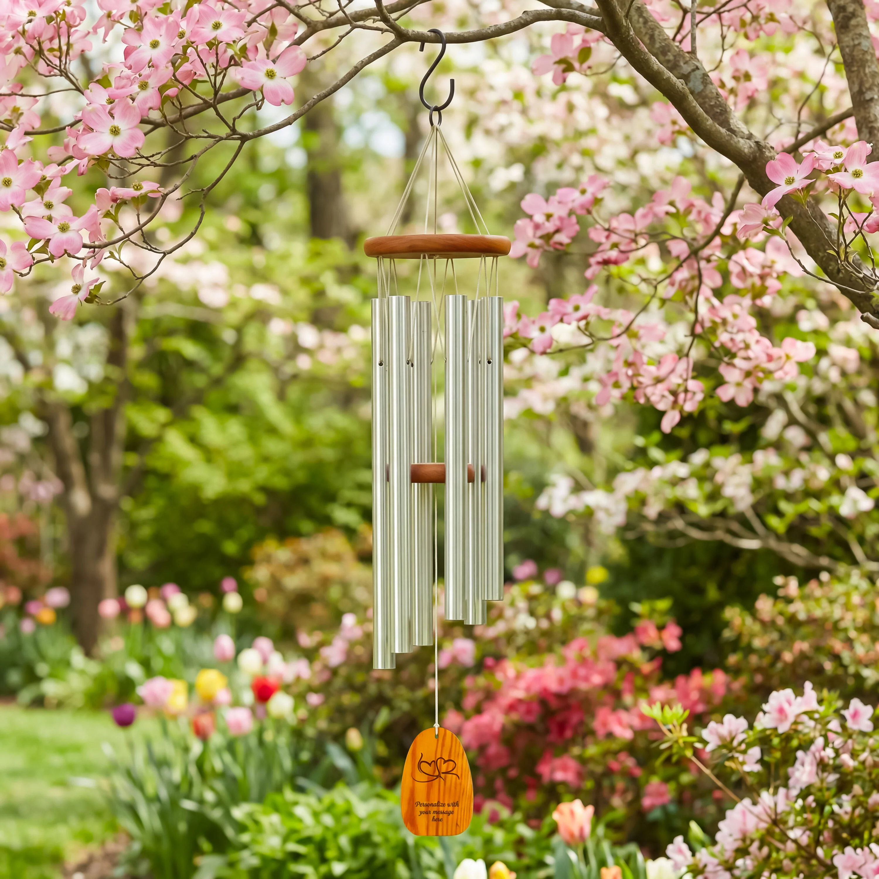 Personalize It! Double Heart - Amazing Grace® - Image 3