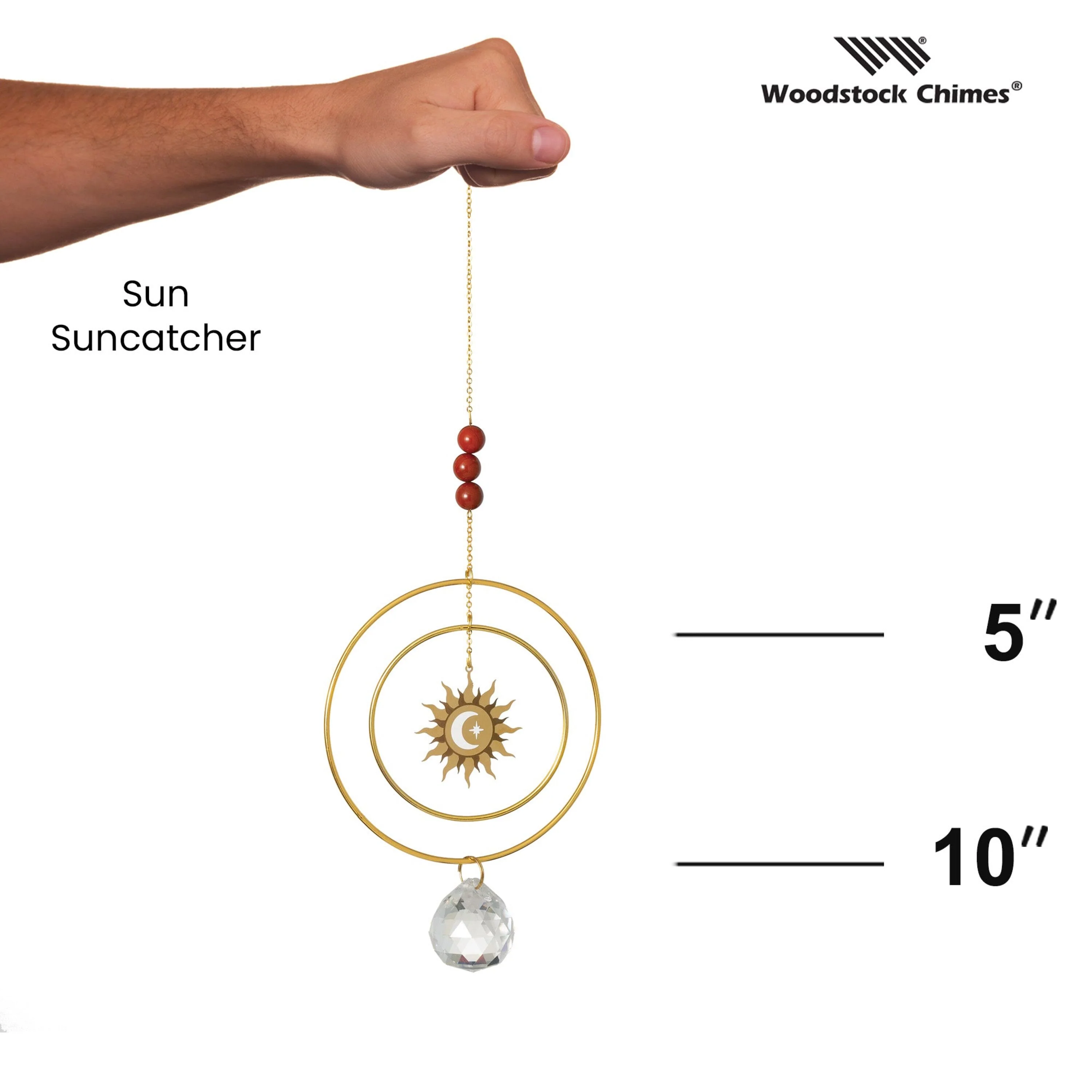 Suncatcher - Sun, Red Stone - Image 4