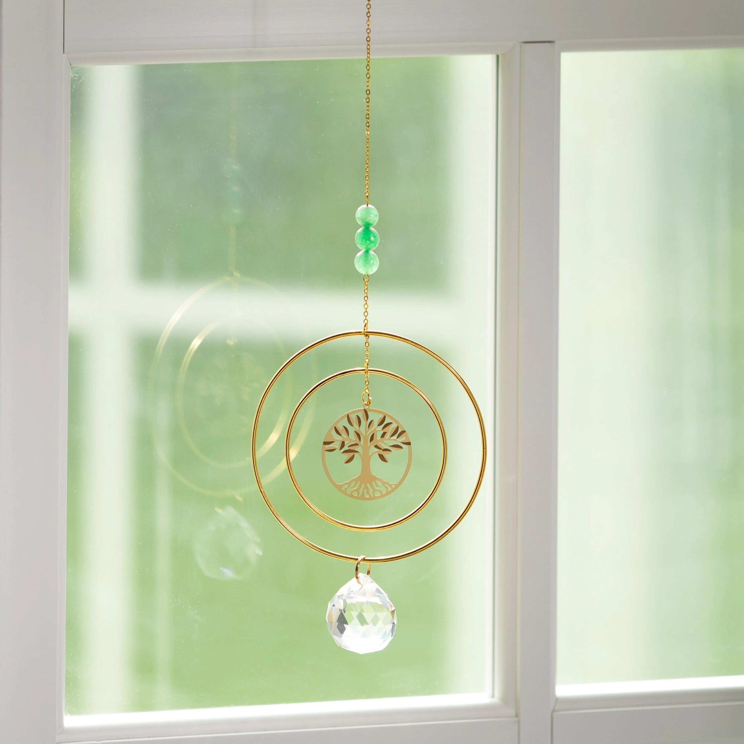 Suncatcher - Tree of Life, Green Stone - Image 3