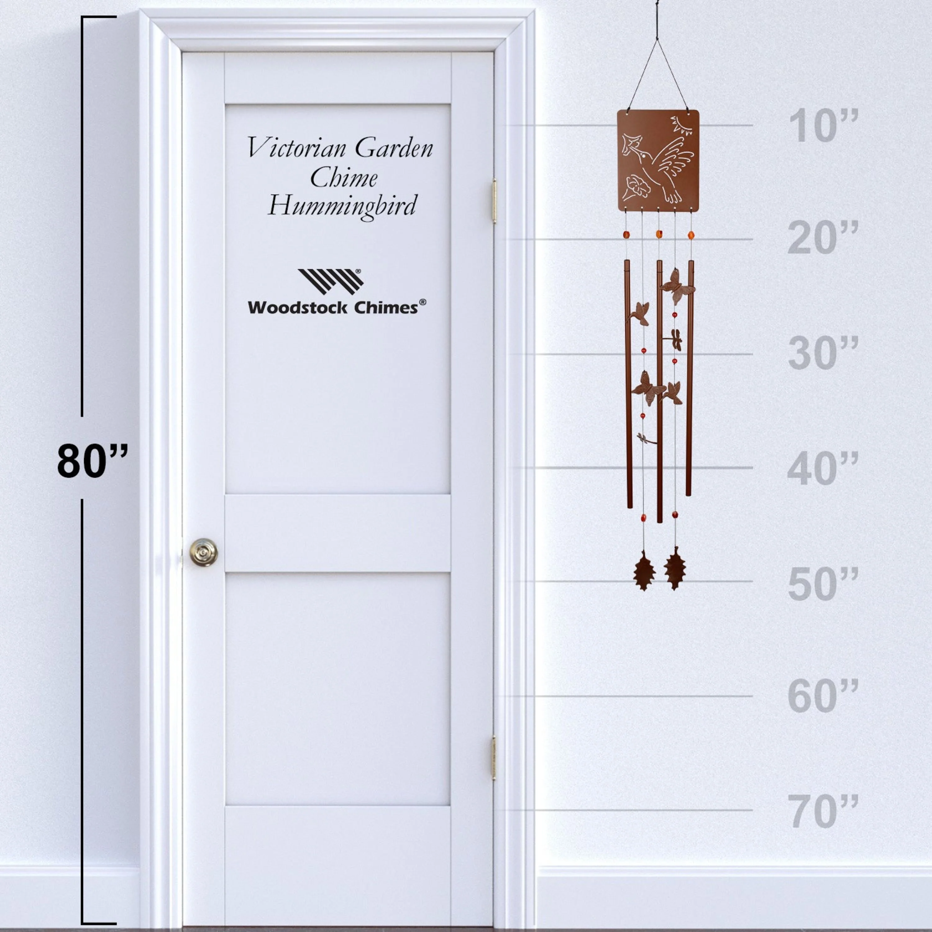 Victorian Garden Chime - Lg Hummingbird - Image 10