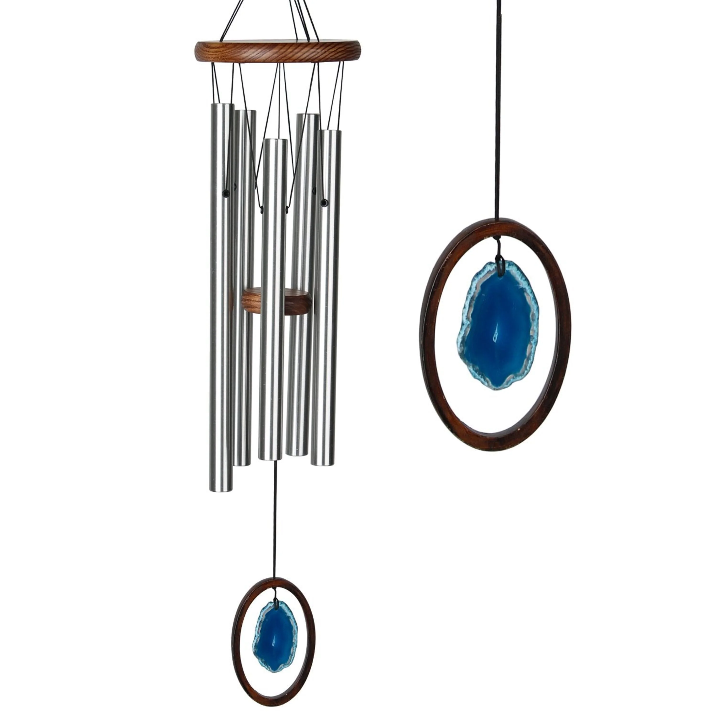 Agate Chime - Large, Blue