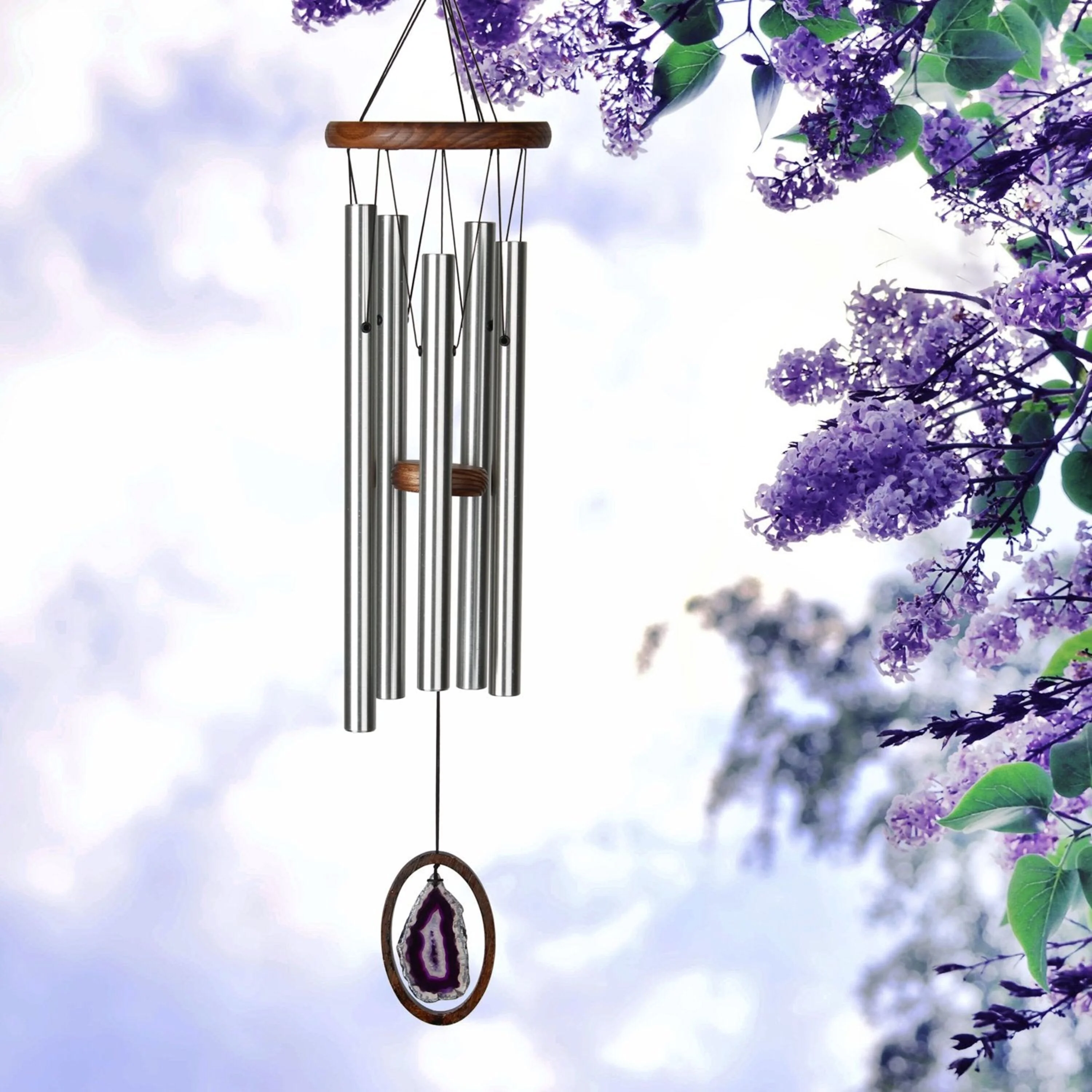 Agate Chime - Large, Purple - Image 2