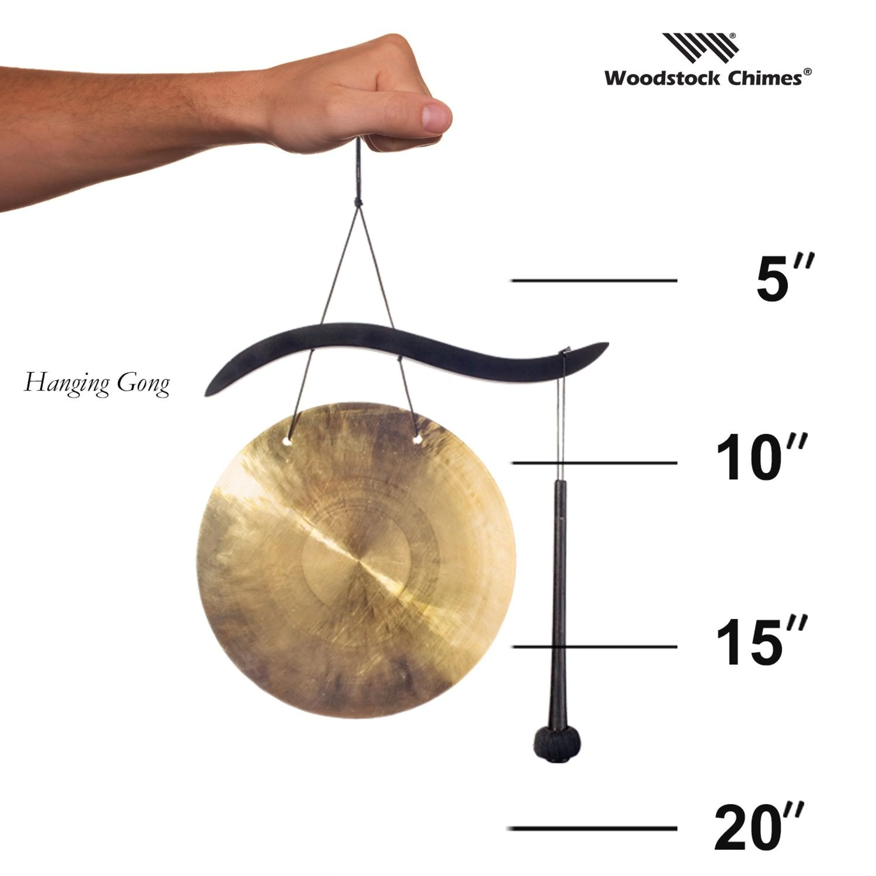 Woodstock Hanging Gong - Image 4