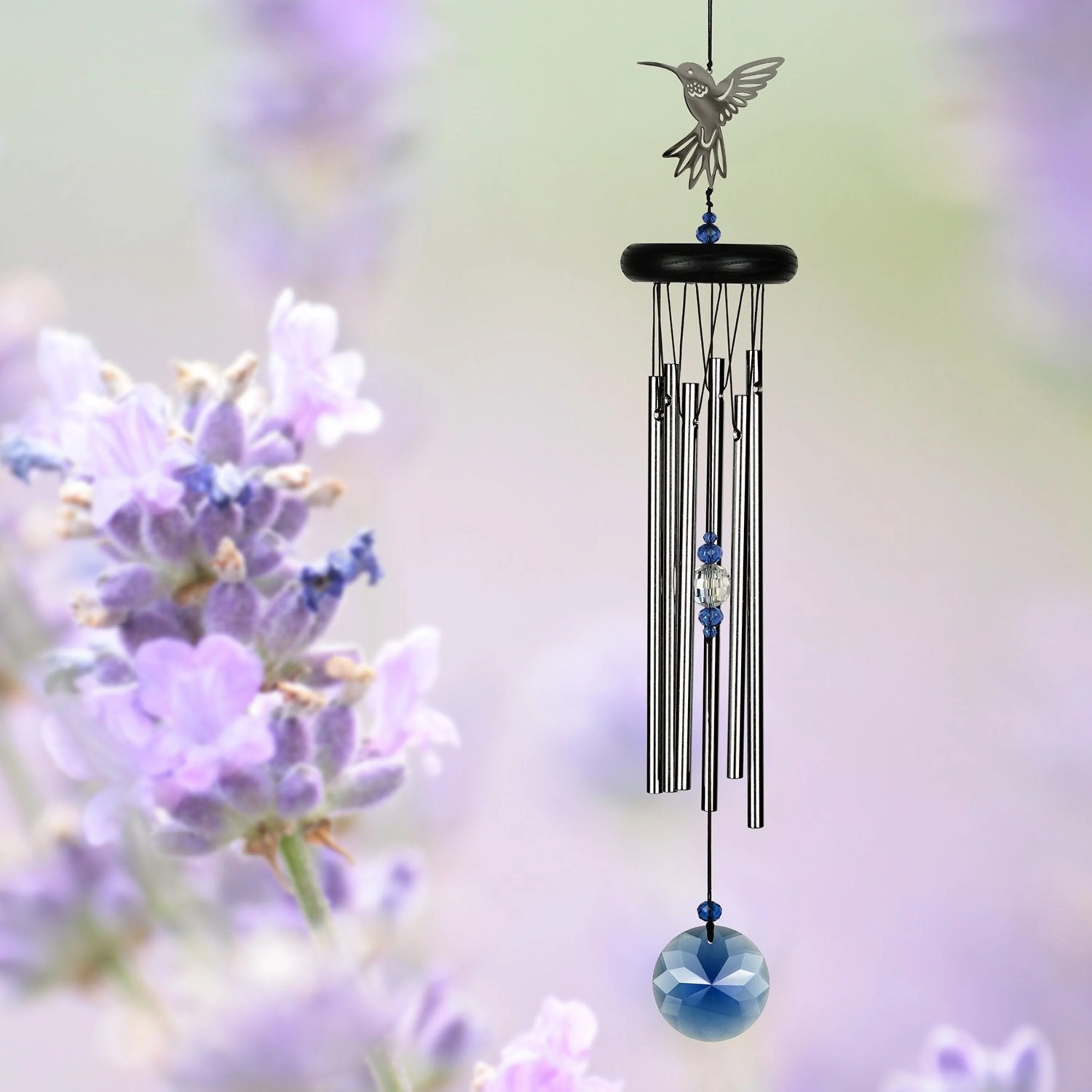 Crystal Hummingbird Chime - Image 2