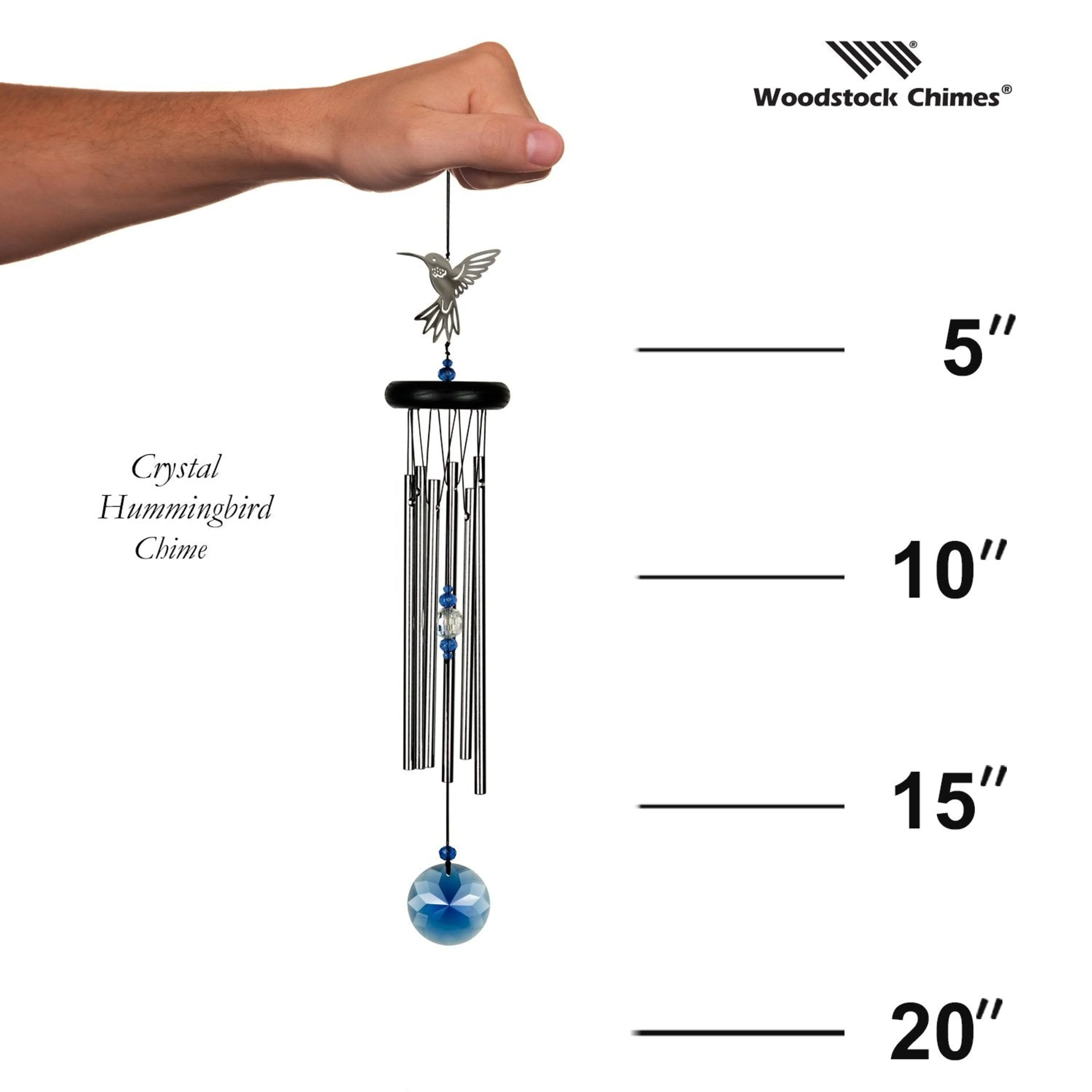 Crystal Hummingbird Chime - Image 4