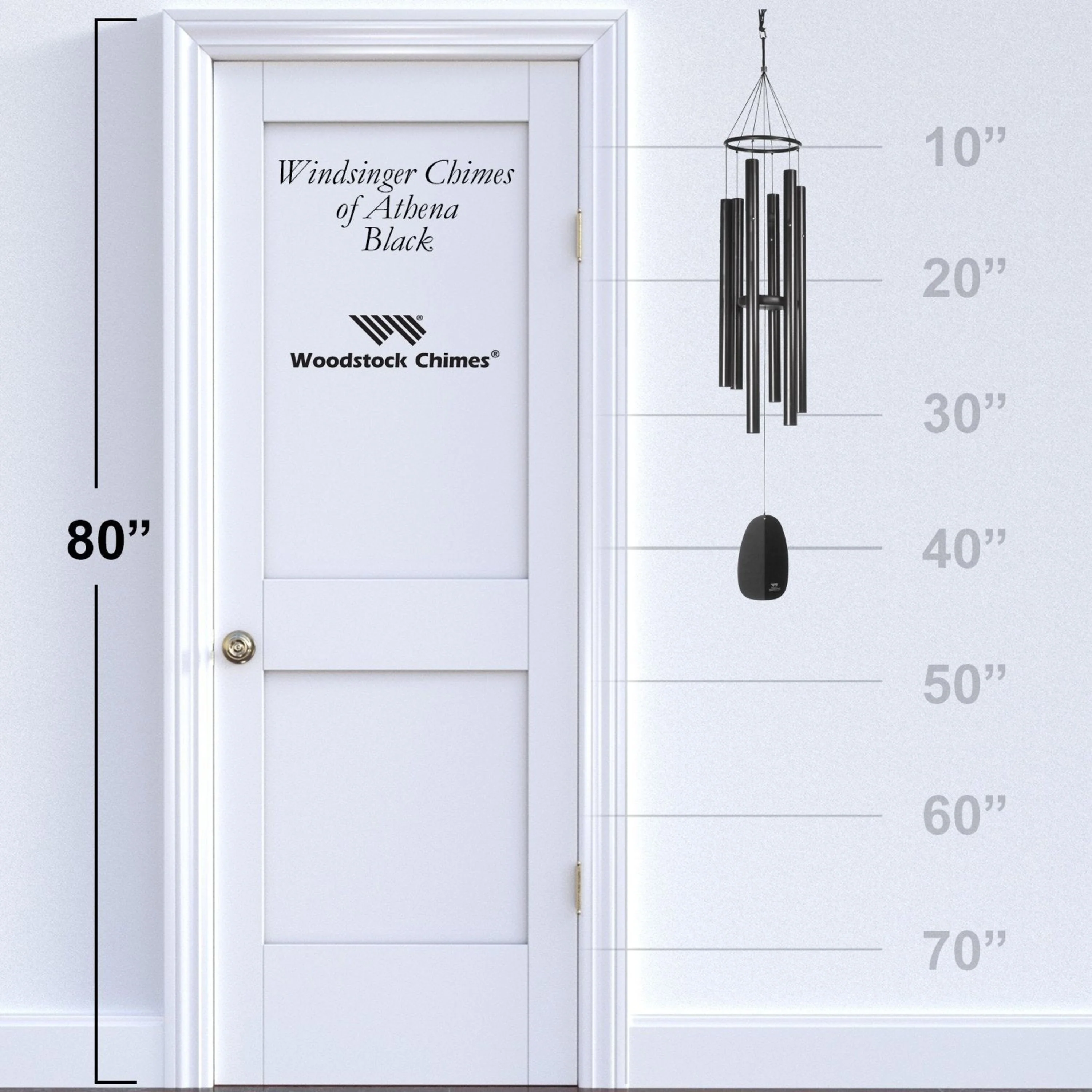 Windsinger Chimes of Athena - Black - Image 4