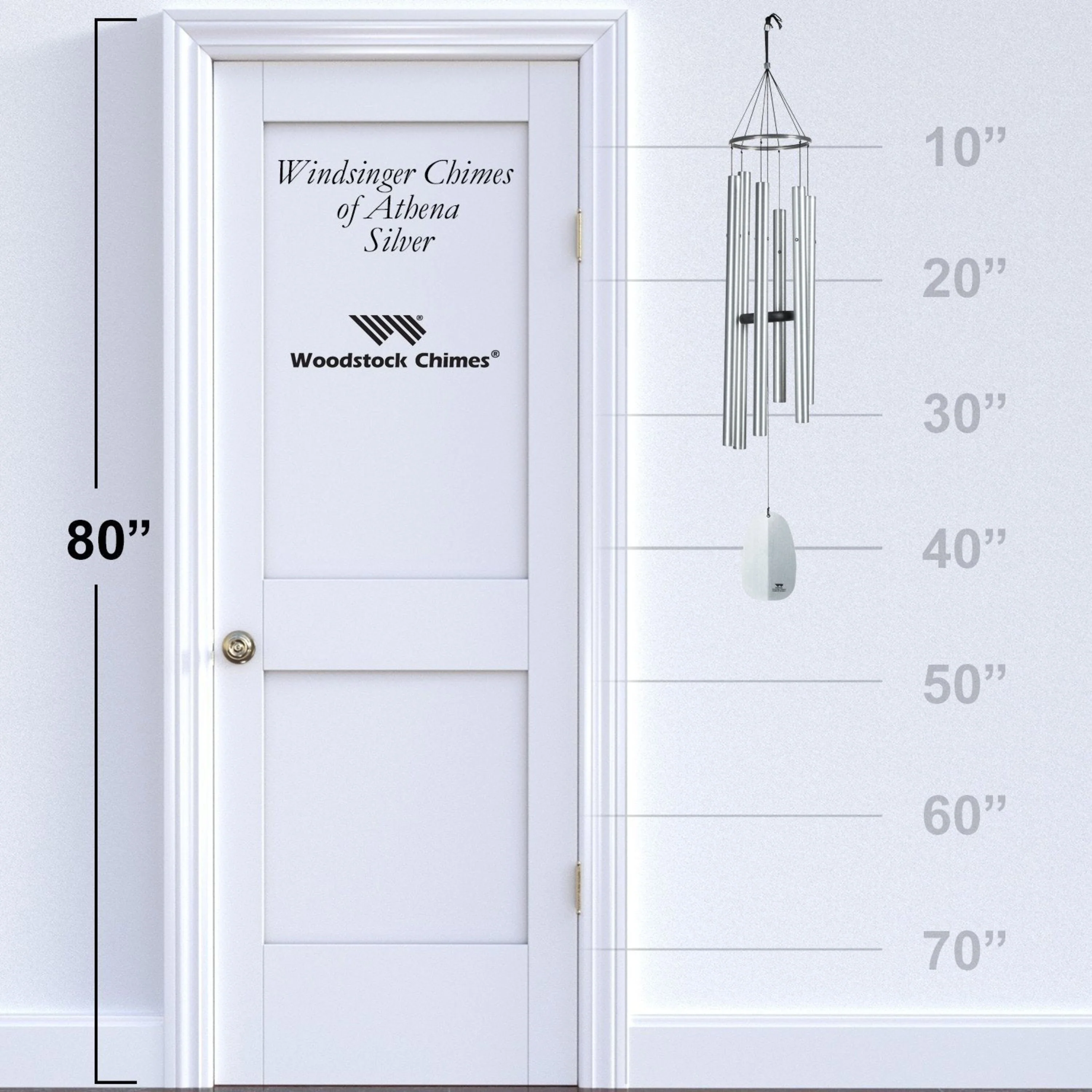 Windsinger Chimes of Athena - Silver - Image 9